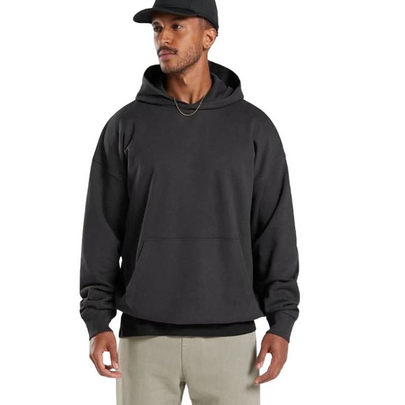 NWT! GYMSHARK MEN REST DAY ESSENTIALS HOODIE BLACK SMALL - Picture 5 of 6